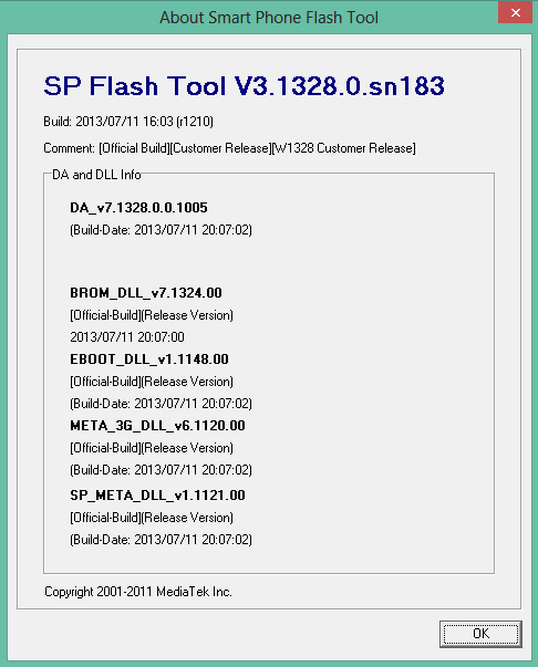 SP Flash Tool v3.1328.0.sn183 for Mediatek Phones Now Available